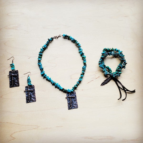 Turquoise multi-size bracelet