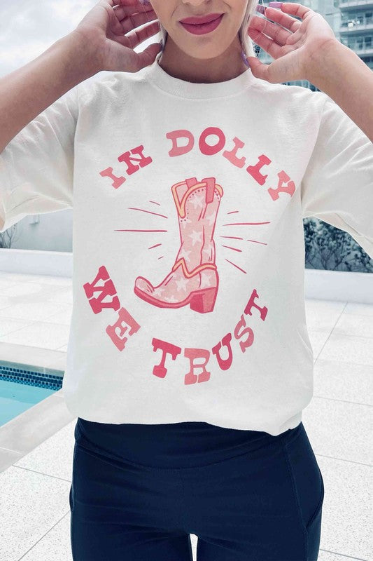 TRUST DOLLY OVERSIZED GRAPHIC TEE / T-SHIRT