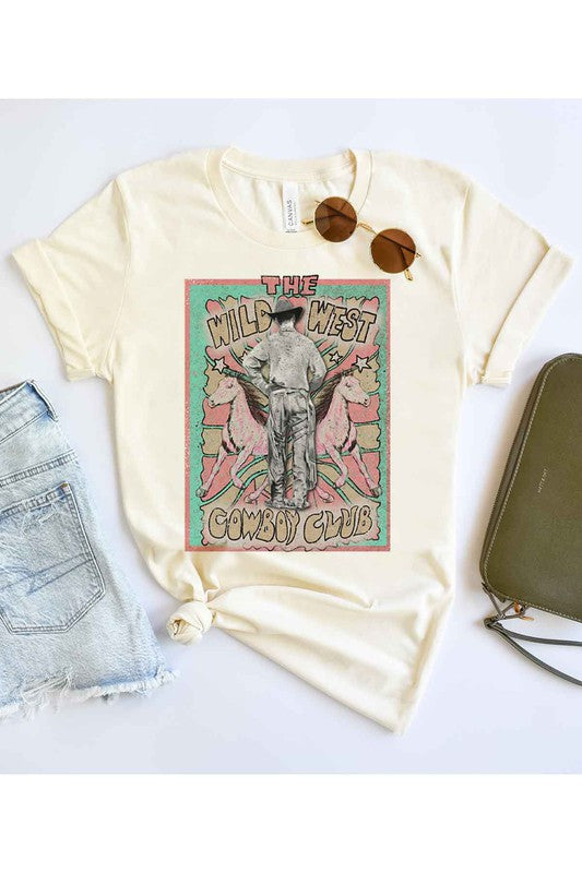 WILD WEST COWBOY GRAPHIC TEE