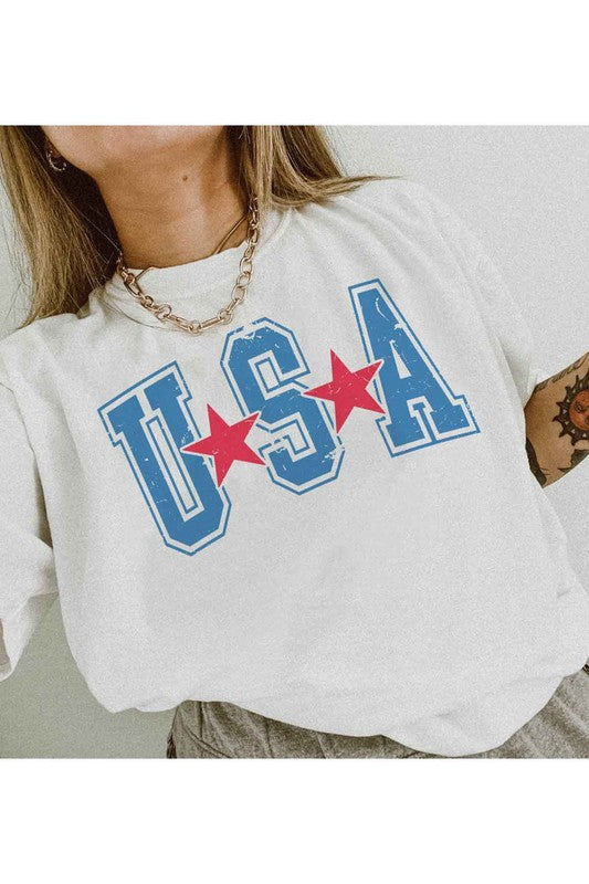 HOWDY AMERICA USA GRAPHIC PLUS SIZE TEE