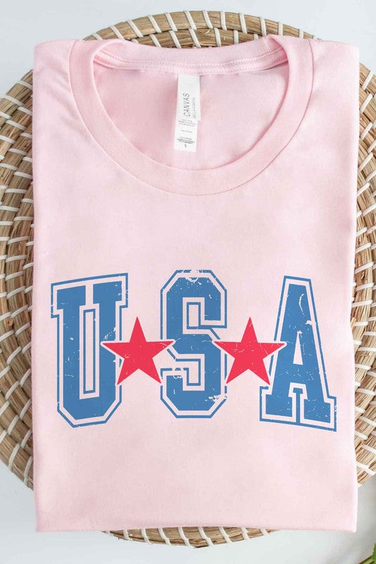 HOWDY AMERICA USA GRAPHIC PLUS SIZE TEE