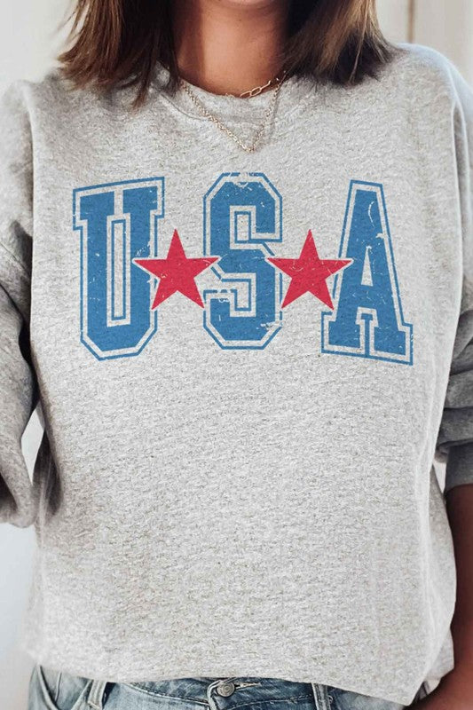 HOWDY AMERICA USA GRAPHIC SWEATSHIRT