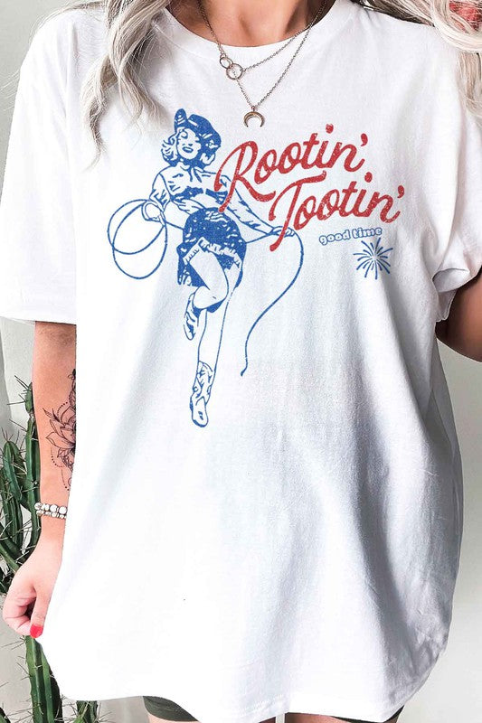 ROOTIN TOOTIN COUNTRY GRAPHIC TEE / T-SHIRT