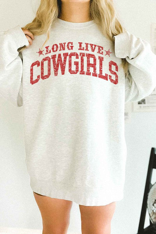 LONG LIVE COWGIRLS OVERSIZED SWEATSHIRT