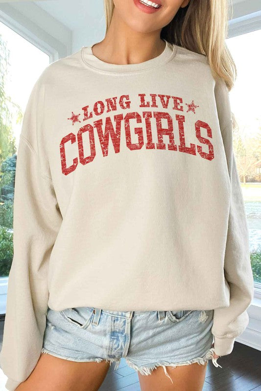 LONG LIVE COWGIRLS OVERSIZED SWEATSHIRT