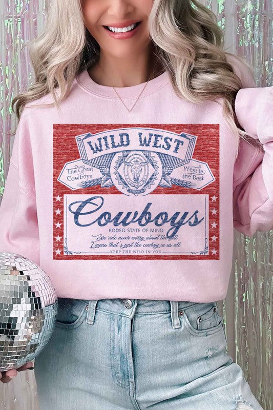 WILD WEST COWBOYS OVERSIZED SWEATSHIRT