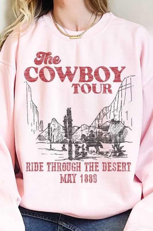 COWBOY TOUR OVERSIZED SWEATSHIRT