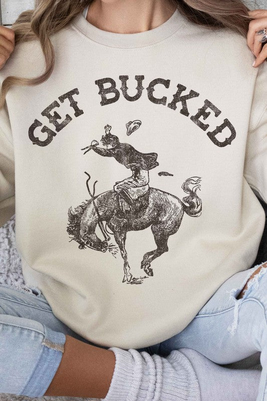 GET BUCKED WESTERN Graphic Sweatshirt