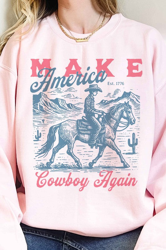 AMERICA COWBOY AGAIN OVERSIZED SWEATSHIRT