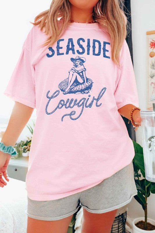 SEASIDE COWGIRL Signature Graphic Tee