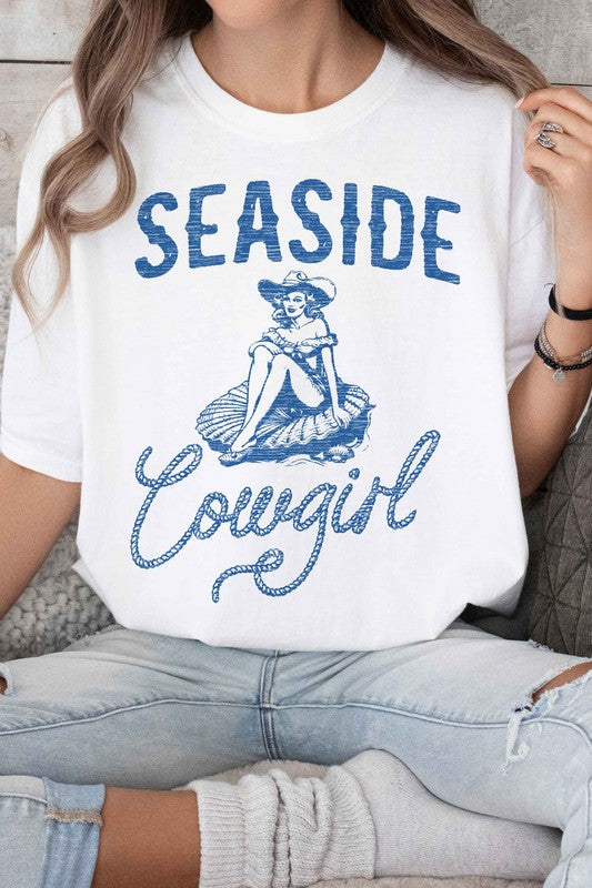 SEASIDE COWGIRL Signature Graphic Tee