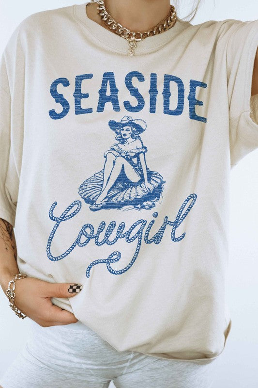 SEASIDE COWGIRL Signature Graphic Tee