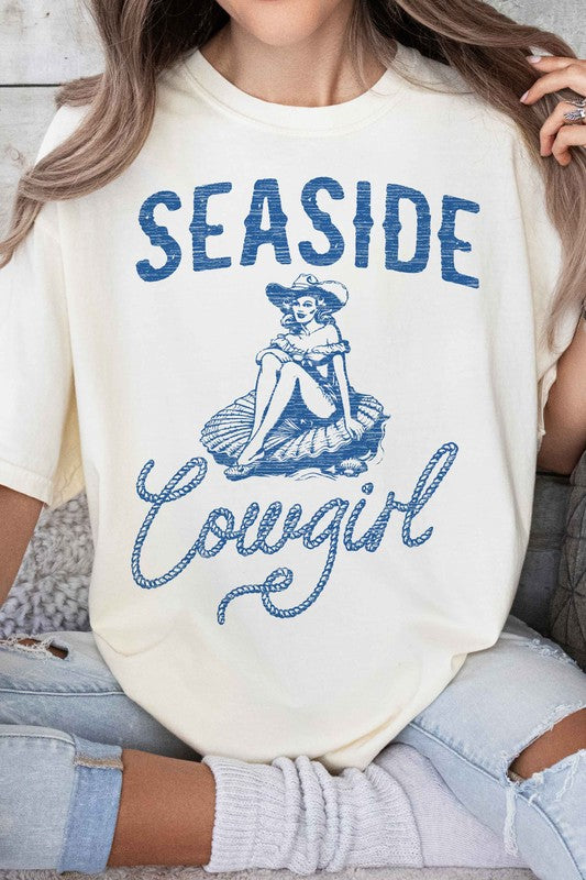 SEASIDE COWGIRL Signature Graphic Tee