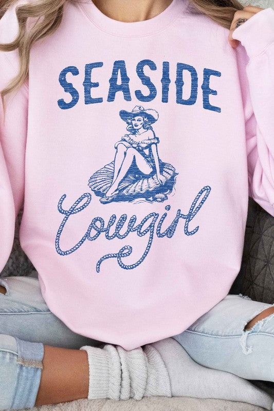 SEASIDE COWGIRL Signature Graphic Sweatshirt