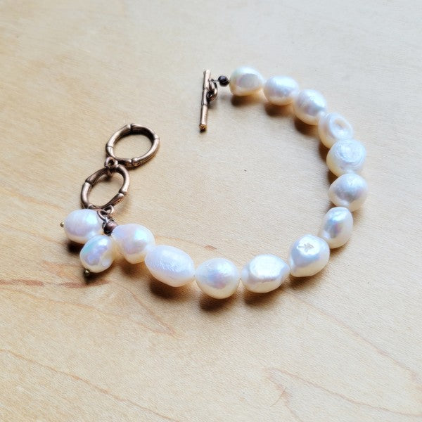 Genuine Freshwater Potato Pearl Bracelet