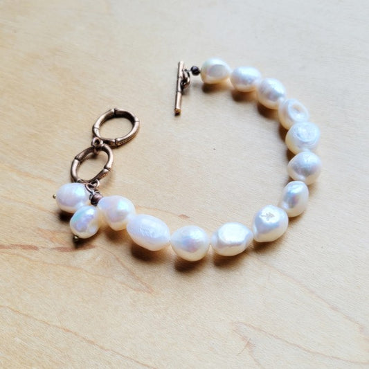 Genuine Freshwater Potato Pearl Bracelet