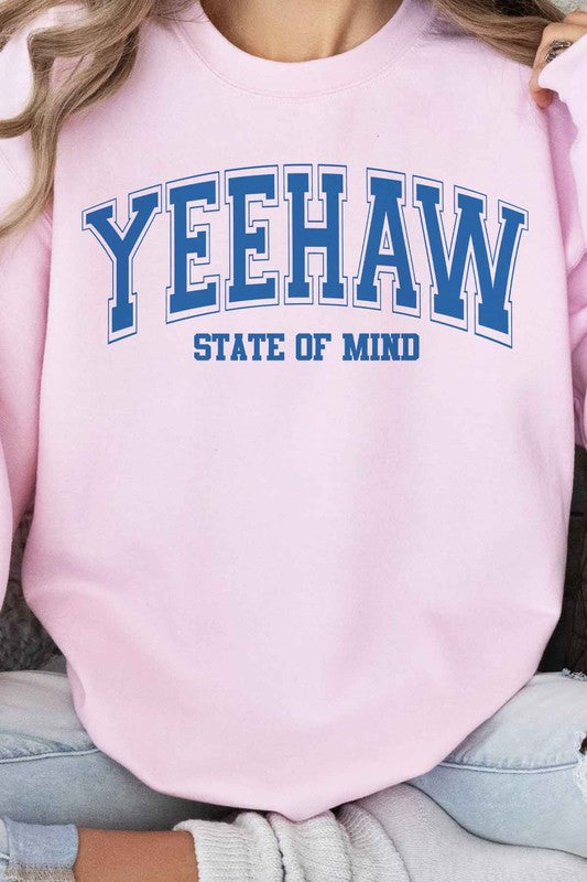 YEEHAW STATE OF MIND GRAPHIC SWEATSHIRT