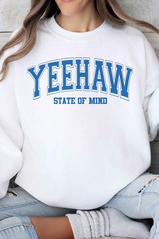 YEEHAW STATE OF MIND GRAPHIC SWEATSHIRT