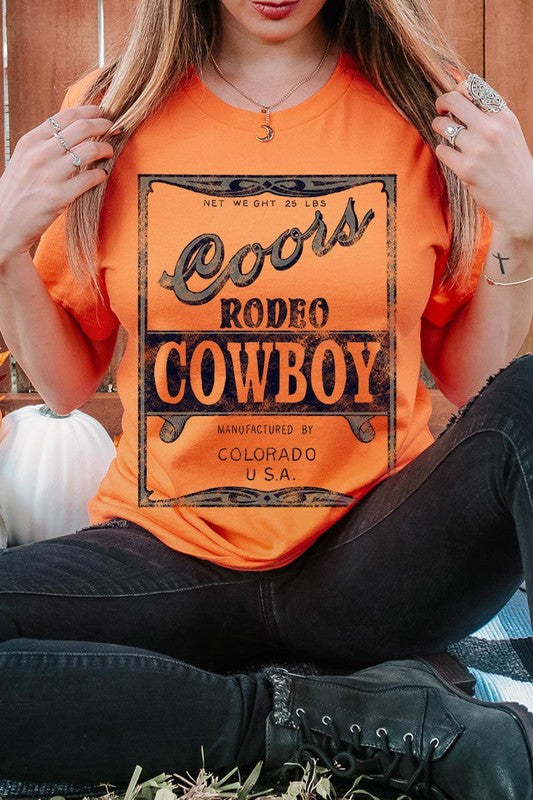 Coors Rodeo Cowboy Graphic Tee