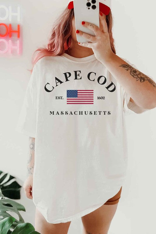 CAPE COD Oversized Graphic Tee