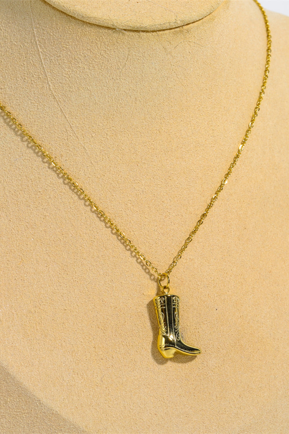 Boot Charm Necklace