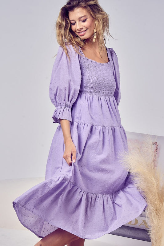 GRACIE Tiered Ruffle Dress