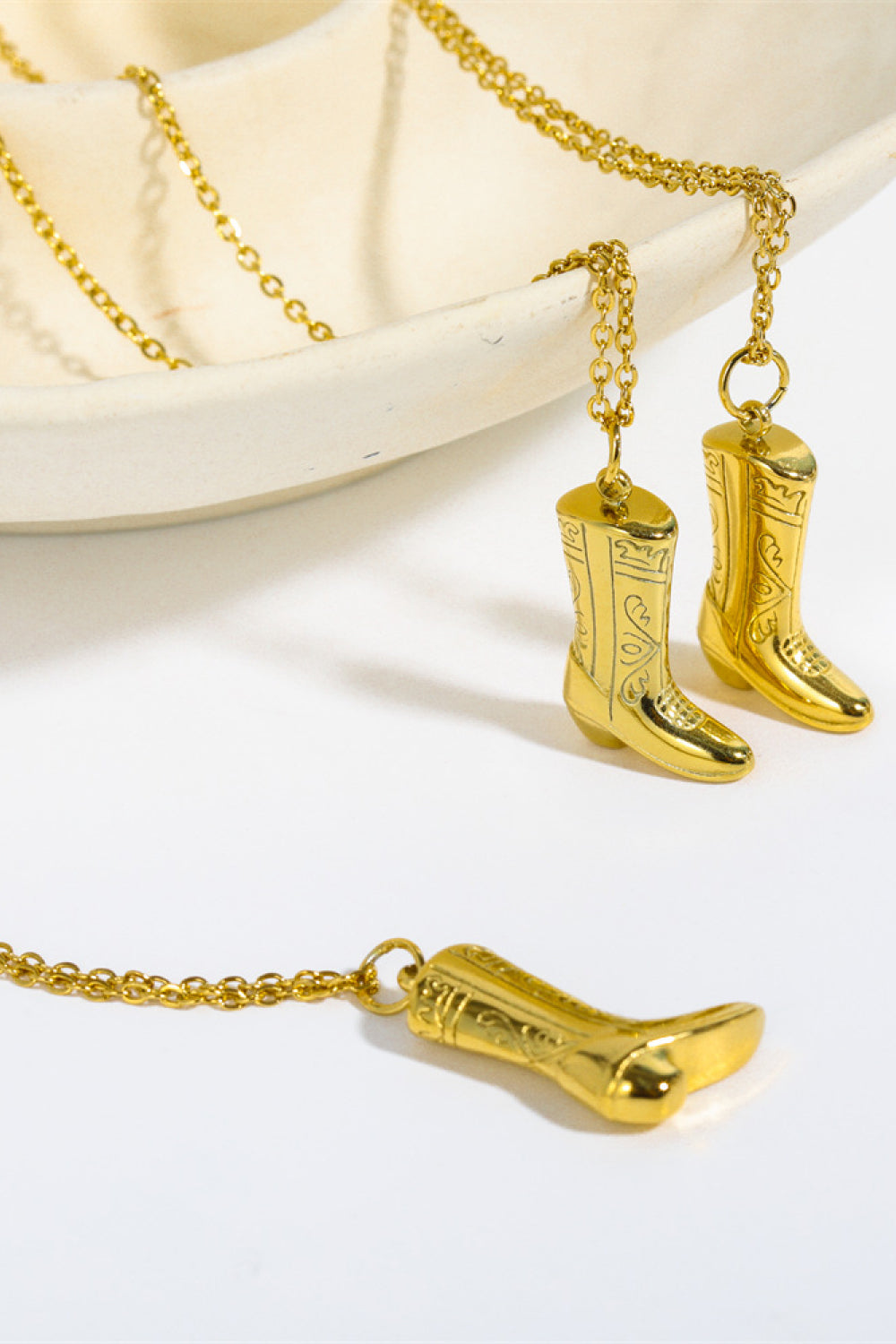 Boot Charm Necklace