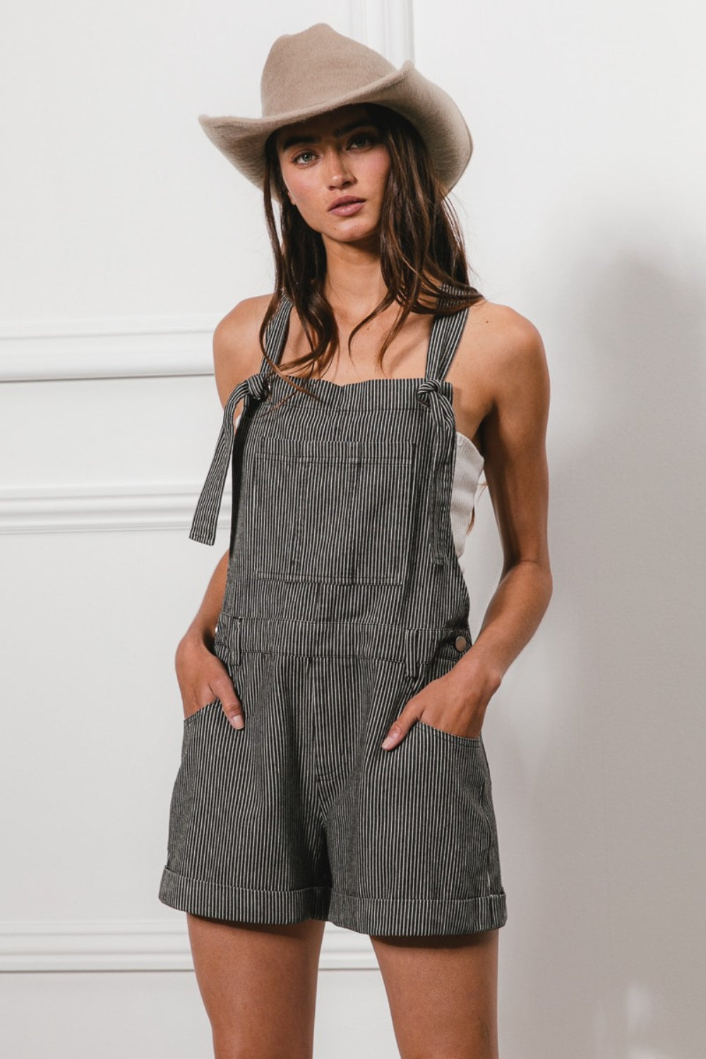 NORA Romper, Slate Gray