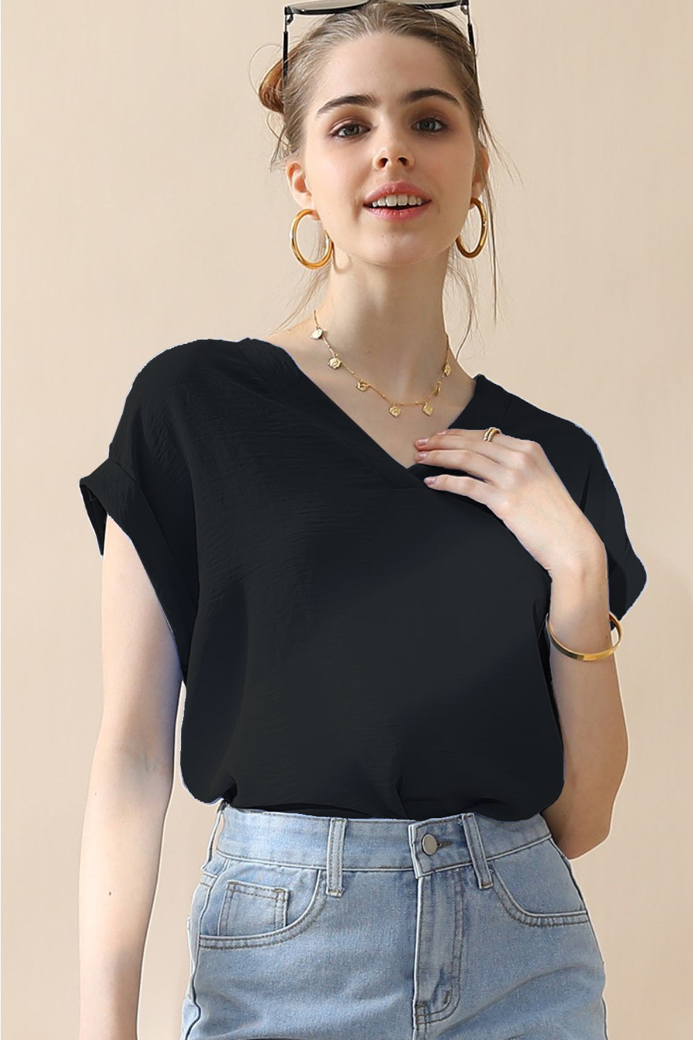 LEENA Boat Neck Top