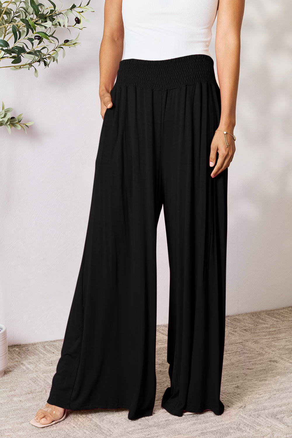 FRANCESCA Wide-Leg Pants