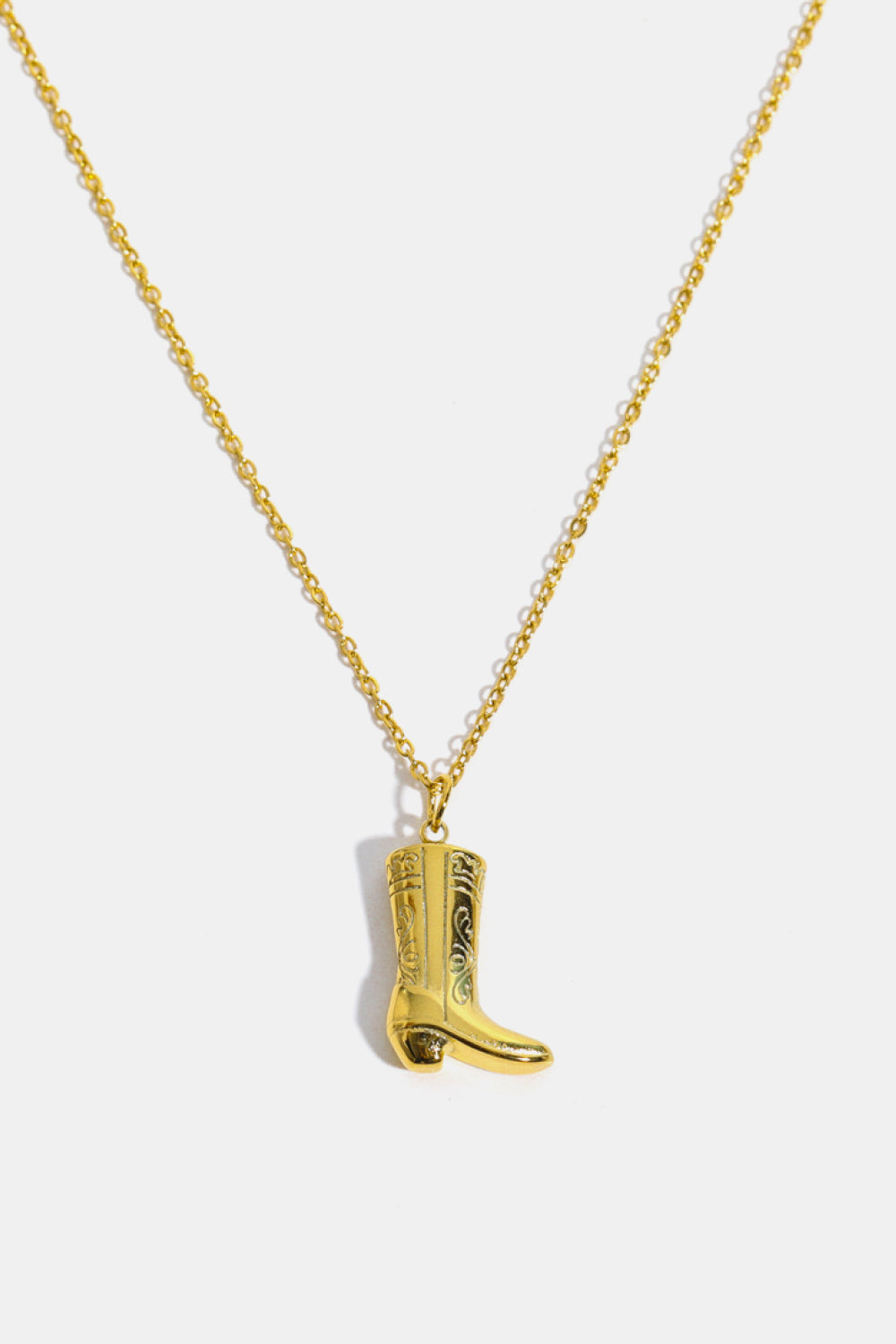 Boot Charm Necklace