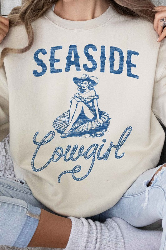 SEASIDE COWGIRL Signature Graphic Sweatshirt